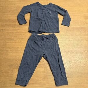 GAP blue pajama set 12-18M